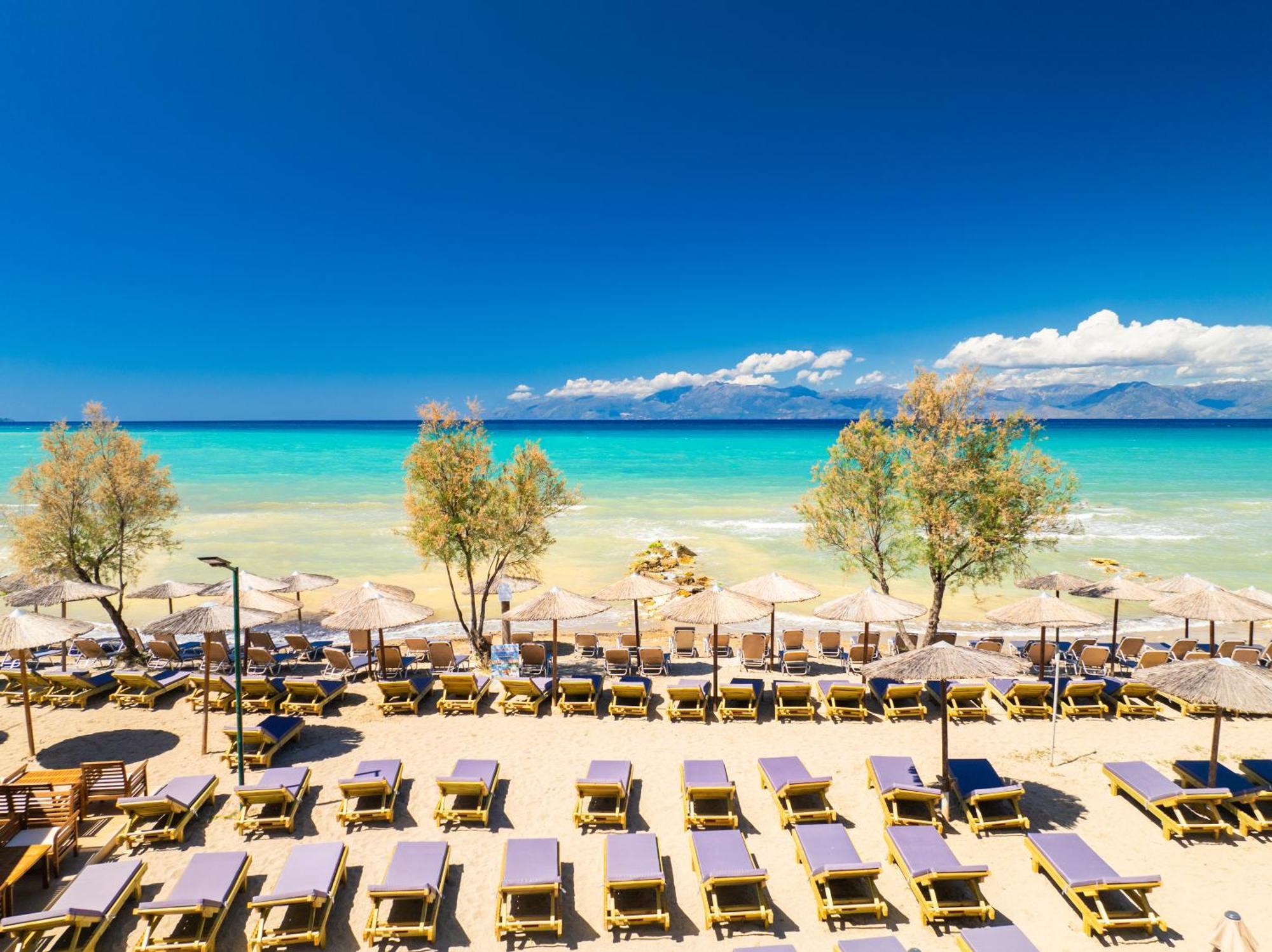 Angela Beach Hotel & Apts Ρόδα Εξωτερικό φωτογραφία